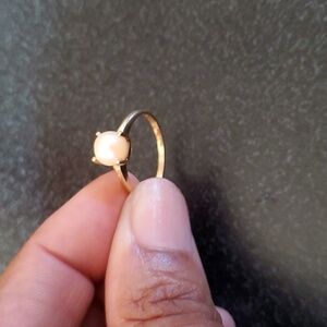 14k Cultered Pearl Ring